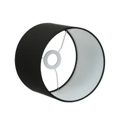 Lampenschirme*Easylight Schwarzer Lampenschirm Stoff für E14 Tischlampe