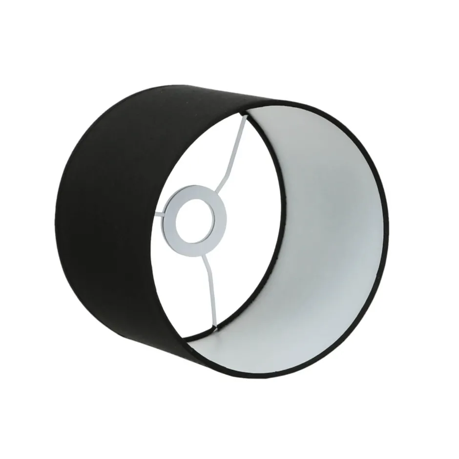 Lampenschirme*Easylight Schwarzer Lampenschirm Stoff für E14 Tischlampe