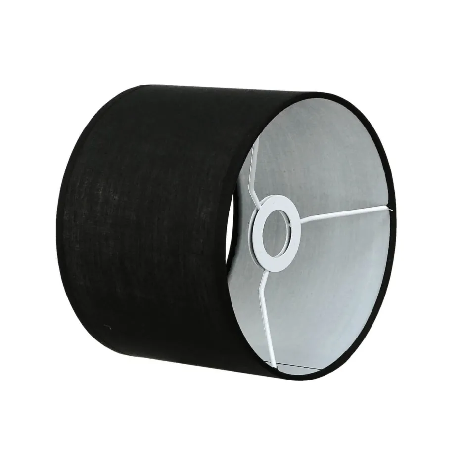 Lampenschirme*Easylight Schwarzer Lampenschirm Stoff für E14 Tischlampe