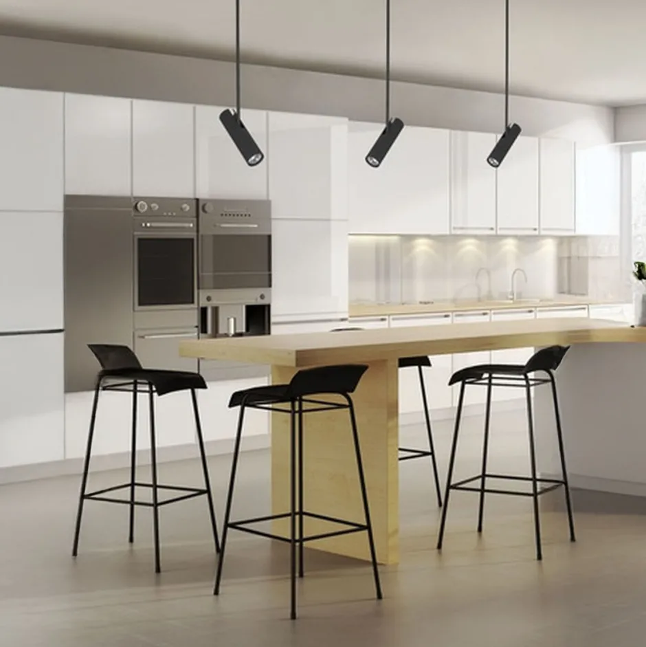 Wandleuchten|Küchenlampen*Nowodvorski Schwenkbare Deckenlampe Modern in Schwarz