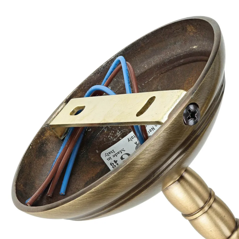 Metall Lampen|Messinglampen*Giovanni Battista Schwenkbare Deckenlampe Rustikal Bronze Hell