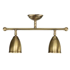 Metall Lampen|Messinglampen*Giovanni Battista Schwenkbare Deckenleuchte Rustikal Bronze Hell