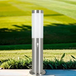 Eglo Sensor Standleuchte Außen Helsinki Weiß< Moderne Lampen|Metall Lampen