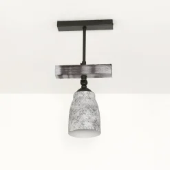 Luminex Shabby Chic Deckenlampe Weiß Grau schwenkbar AGAP< Wandleuchten|Küchenlampen