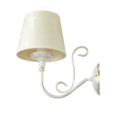 Jupiter Shabby Wandlampe Barock Motiv Wandleuchte GANARA< Stofflampen|Shabby Chic Lampen