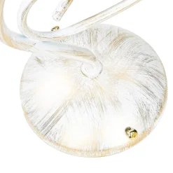 Jupiter Shabby Wandlampe Barock Motiv Wandleuchte GANARA< Stofflampen|Shabby Chic Lampen