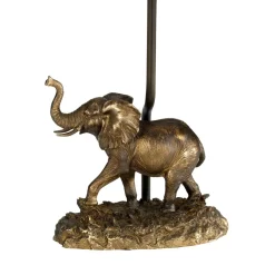 Tischlampen|Wohnzimmerlampen*Elstead Sockel für Tischleuchte E27 in Bronze antik Elefant