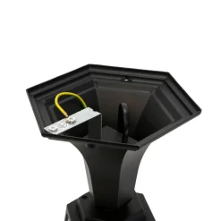 Rustikale Lampen|Wegeleuchten*Easylight Sockel Wegeleuchte Schwarz PARIS Landhausstil E27