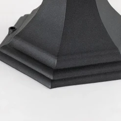 Gartenlaternen|Industrie Lampen*Elstead Sockelleuchte 39,3 cm IP44 Schwarz E27 Garten Weg