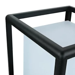 Maytoni Sockelleuchte Aluminium E27 IP65 25,5 cm Graphit eckig< Metall Lampen|Wegeleuchten