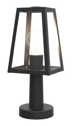 Eco-Light Sockelleuchte Aluminium Glas E27 IP44 H:33,8 cm Modern< Metall Lampen|Wegeleuchten