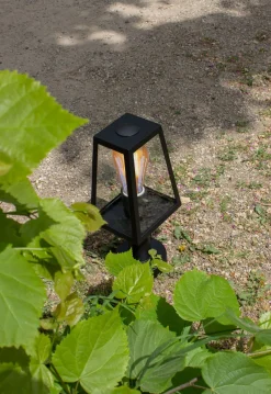 Eco-Light Sockelleuchte Aluminium Glas E27 IP44 H:33,8 cm Modern< Metall Lampen|Wegeleuchten