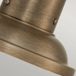 Gartenlaternen|Industrie Lampen*Elstead Sockelleuchte Aluminium Glas E27 IP44 47,1 cm Vintage