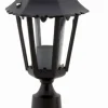 Lido Sockelleuchte außen E27 Schwarz 40 cm IP43< Außenleuchten Antik|Gartenlaternen