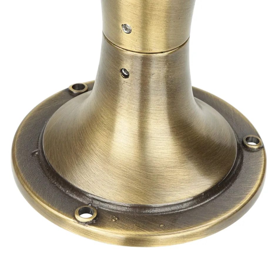 Lido Sockelleuchte außen Messing H:25cm Terrasse Weg< Metall Lampen|Messinglampen