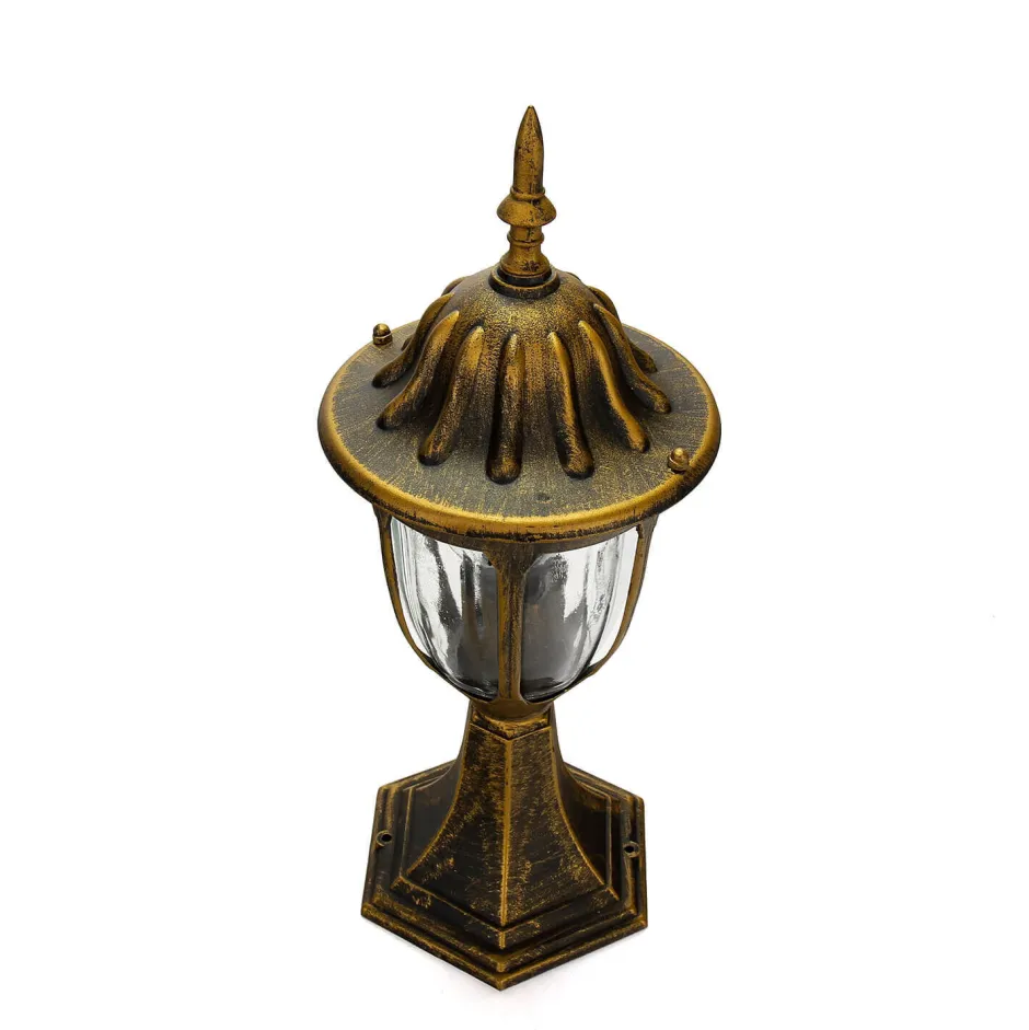 Rabalux Sockelleuchte außen Rustikal in Gold 43 cm IP43< Rustikale Lampen|Rustikale Außenleuchten