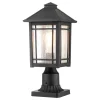 Elstead Sockelleuchte Garten E27 IP44 44,5 cm hoch Schwarz< Außenleuchten Antik|Gartenlaternen