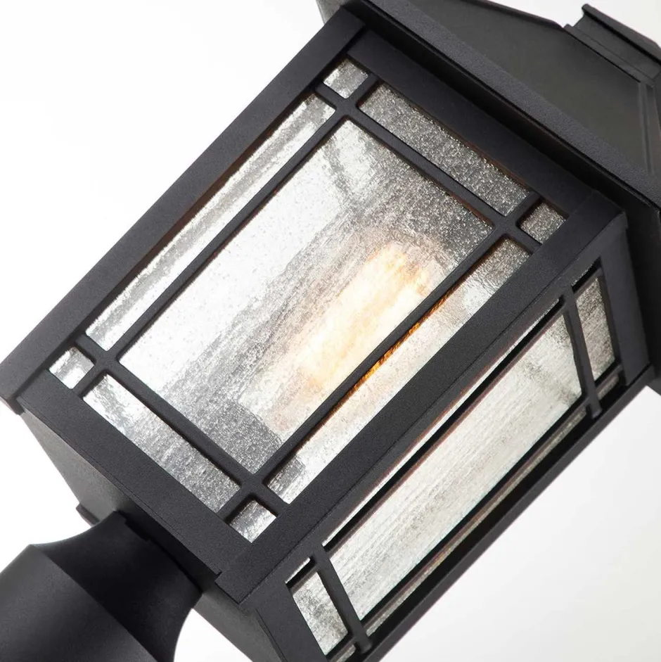 Elstead Sockelleuchte Garten E27 IP44 44,5 cm hoch Schwarz< Außenleuchten Antik|Gartenlaternen