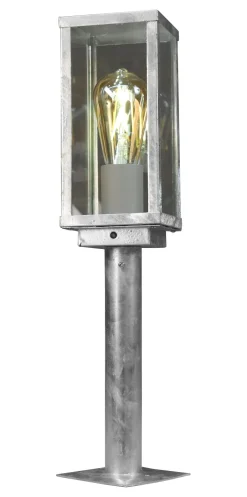 Eco-Light Sockelleuchte Vintage Aluminium in Zink IP44 E27 50 cm< Metall Lampen|Vintage Lampen