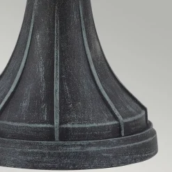 Elstead Sockelleuchte Vintage Rustikal Schwarz Grün antik 41 cm< Außenleuchten Antik|Rustikale Außenleuchten