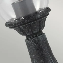 Elstead Sockelleuchte Vintage Rustikal Schwarz Grün antik 41 cm< Außenleuchten Antik|Rustikale Außenleuchten