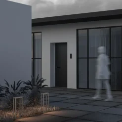 Maytoni Solar Pollerleuchte Aluminium Glas LED IP54 50 cm eckig< Moderne Außenleuchten|Wegeleuchten