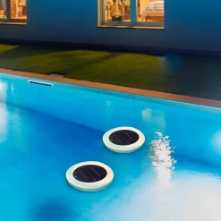 Newgarden Solar Poolleuchte LED Farbwechsel Dimmer IP68 Ø 29 cm kabellos< Kabellose Und Akku-Leuchten