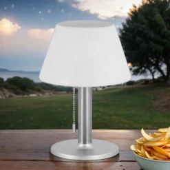 Strühm Solar Tischleuchte Tragbar Akku LED IP44 28 cm hoch Zugschalter< Solarleuchten|Led Außenleuchten