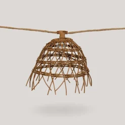 Newgarden Solarlichterkette LED 1800 K 5 m lang Jute Naturfaser< Außenlichterketten|Solarleuchten