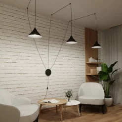 Hängelampen|Esszimmer Lampen*Emibig Spider Hängeleuchte mit Stecker Kabelschalter FLEXIO