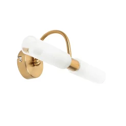 Flurlampen|Glaslampen*Easylight Spiegelleuchte Bad in Messing CONNERS