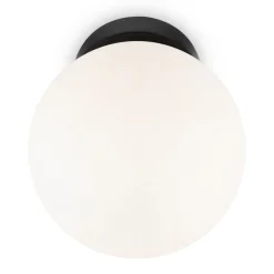 Glaslampen|Metall Lampen*Maytoni Spiegelleuchte Glas Metall E14 D: 15 cm rund Modern