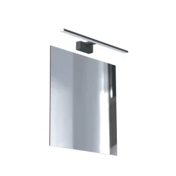 Led Lampen|Wandleuchten*Nowodvorski Spiegelleuchte LED Chrom IP44 3000 K 600 lm Aluminium