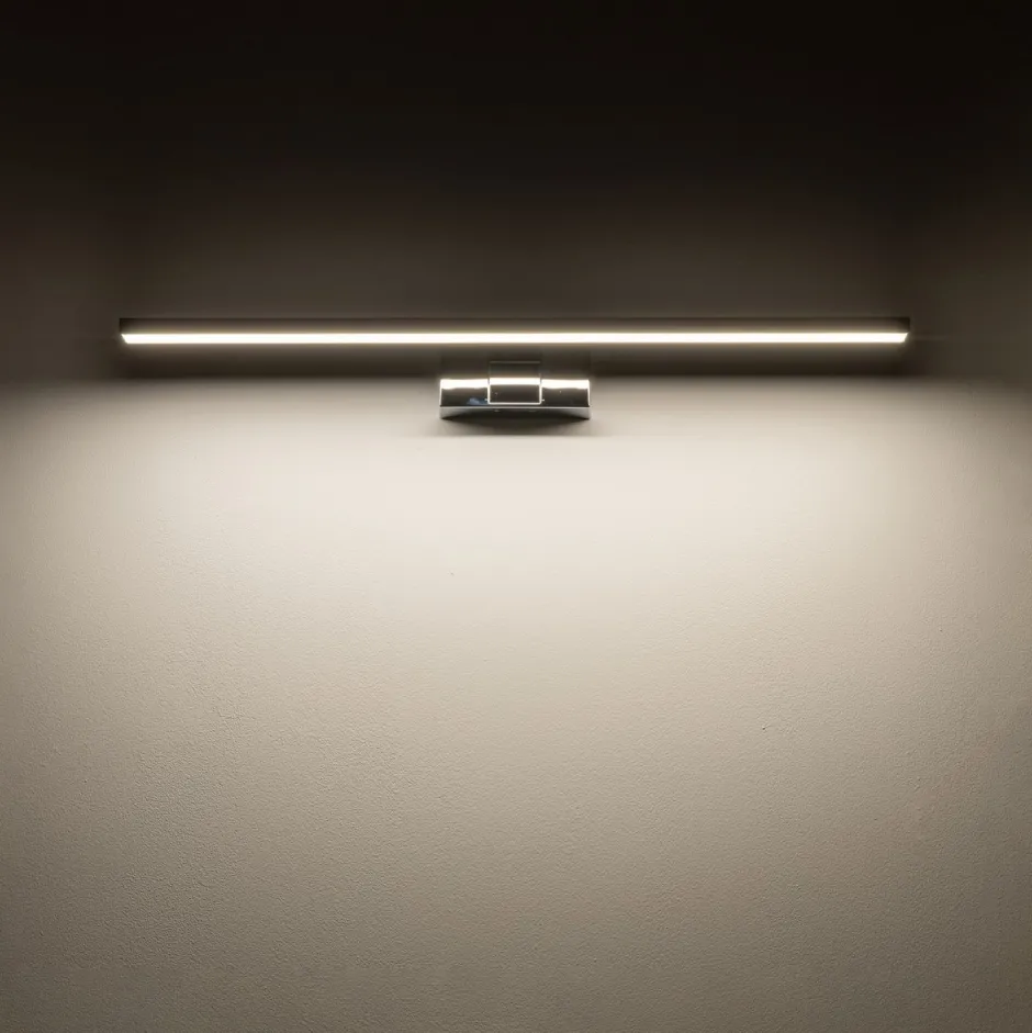 Nowodvorski Spiegelleuchte LED Chrom IP44 3000 K 900 lm Aluminium< Led Lampen|Wandleuchten