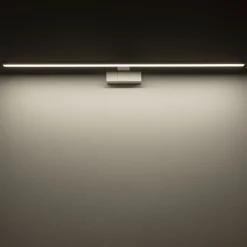 Wohnzimmerlampen|Metall Lampen*Nowodvorski Spiegelleuchte LED Weiß IP44 3000 K 1100 lm Aluminium