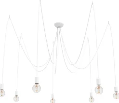 Nowodvorski Spinnen Hängeleuchte SPIDER in Weiß 7-flmg< Vintage Lampen|Esszimmer Lampen