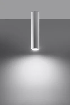 Küchenlampen|Moderne Lampen*Sollux Spot Deckenleuchte Weiß 40 cm hoch Ø 6 cm Metall Modern