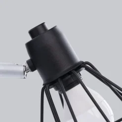 Wandleuchten|Flurlampen*Sollux Spot E27 Schwarz Metall Retro verstellbar Wand