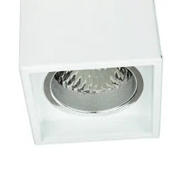 Luminex Spot Lampe Aufputz Weiß GU10 Metall 12,5 cm hoch< Flurlampen|Bürolampen