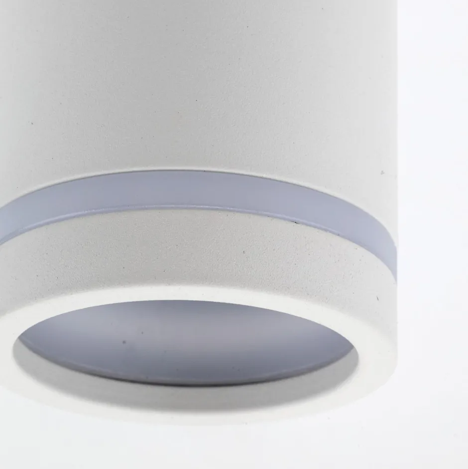 TK Lighting Spot Lampe Decke Metall GU10 Ø 5,5 cm H: 11 cm Aufputz Weiß< Spots|Flurlampen