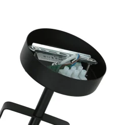 Wandleuchten|Flurlampen*Easylight Spot Lampe Schwarz Metall rund Retro DALLAS