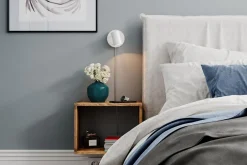 Wandleuchten|Wohnzimmerlampen*By Rydéns Spot Lampe Wand mit Stecker Kabel klein Weiß Metall GU10