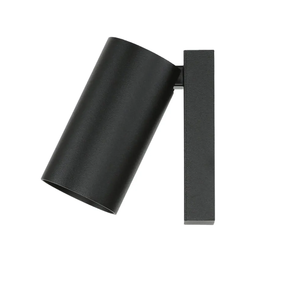 Spots|Wandleuchten*Nowodvorski Spot Lampe Wand verstellbar Schwarz GU10 H: 11,5 cm