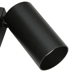 Spots|Wandleuchten*Nowodvorski Spot Lampe Wand verstellbar Schwarz GU10 H: 11,5 cm