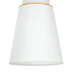 Spots|Wandleuchten*Lamkur Spot Leuchte Weiß Modern rund Holz Lampe