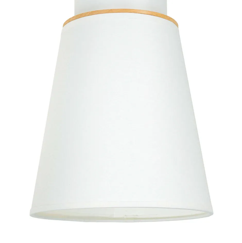 Spots|Wandleuchten*Lamkur Spot Leuchte Weiß Modern rund Holz Lampe