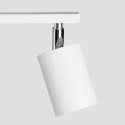 Deckenleuchten|Flurlampen*Sollux Spot Strahler Weiß Metall länglich 2-flammig 26 cm GU10