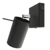 Sollux Spot Wand Schwarz verstellbar B: 8 cm klein Metall GU10< Wohnzimmerlampen|Moderne Lampen