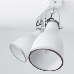 Deckenleuchten|Spots*Luminex Spotstrahler BJORN GREY in Grau 2-flmg