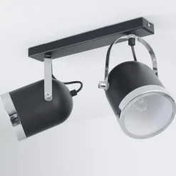 Luminex Spotstrahler NEO in Schwarz 2-flmg< Deckenleuchten|Flurlampen